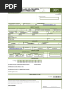 Formulario Del Registro Único Tributario: Identificación