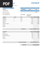 Payslip Template