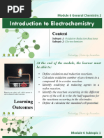 Module 6 Electrochemistry