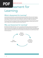 Assessment For Learning