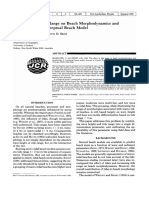 The Effect of Tide Range On Beach Morphodynamics and Morphology A Conceptual Beach Model Masselink 1993