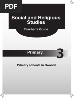 Social and Religious Studies TG For P3