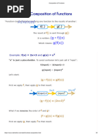 Composition of Functions