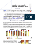 Métodos de Regeneración Columnas de Intercambio