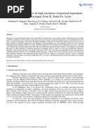 Uncovering The Causes of High Incidence of Parental Separation: A Case in Barangay Zone II, Santa Fe, Leyte