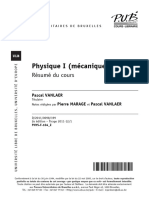 Physique I (Mécanique) : ™PHYS-F-104 - Zo