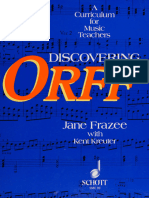 Discovering Orff - A Curriculum - Frazee, Jane