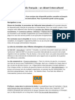 Le Dispositif Public Français Un Désert Interculturel