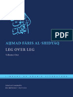 (Library of Arabic Literature) Shidyāq, A Mad Fāris - Shidyāq, A Mad Fāris - Davies, Humphrey Taman - Leg Over Leg or The Turtle in The Tree. Volume One - Concerning The Fāriyāq, What Manner of Creatu