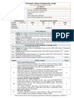 Final Year BTech Electronics Syllabus 2022-23