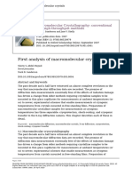 4first Analysis of Macromolecular Crystals