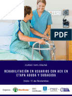 Rehabilitacion en Usuarios Con Acv en Etapa Aguda y Subaguda