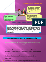 Evaluacion Del Aprendizaje