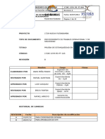 Prueba de Estanqueidad en Reservorios