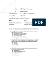 5.soal Evaluasi Sejarah Industri Pariwisata Edit PPL