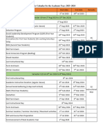 Academic Calendar 2023-24