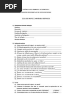 Guia de Inspección para Refugios