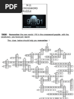 9-11crossword Puzzle Corrige