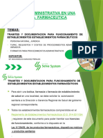 Semana 4 - Tramites y Documentacion para Funcionamiento de Establecimientos Establecimientos Farmacéuticos