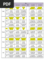 New Time Table Summer 2023 B