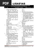 Test 18 - Indian Geography 306, 307, 310 & Ca