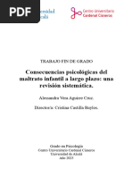 Consecuencias Psicologicas Del Maltrato Infantil A Largo Plazo - Una Revisiã N Sistemã¡tica.