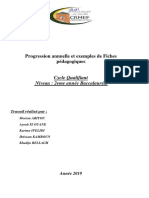 Copie de Progression Et Fiches