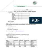 Parts of Speech Handout