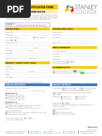 Stanley College Accommodation-Student-Application-Form - Interactive