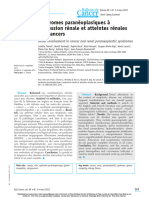 Synthèse: Syndromes Paranéoplasiques À Expression Rénale Et Atteintes Rénales Des Cancers