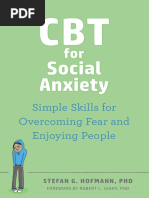 CBT For Social Anxiety Simple Skills For Overcoming Fear and Enjoying People