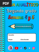 ? 2° S4-S5 - PLAN ANALÍTICO ? Esmeralda Te Enseña ?