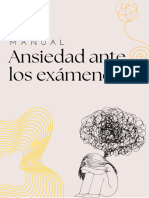 Manual de Ansiedad Ante Los Examenes