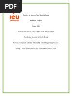 Actividad 1. para Qué Se Estudian Los Mercados.