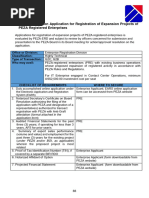 2022 06 23 PEZA Checklist For Expansion