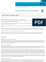 2020 Marine Fuel Sulphur Content Clause For Time Charter Parties