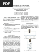 Informe Laboratorio 2 Resistencia Serie Y Paralelo