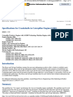 SEBF8041 Crankshaft Specification