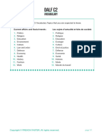 DALF C2 Vocabulary