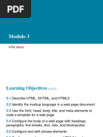 Module 3 HTML Basics