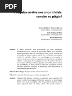 Pesquisa On-Line Nos Anos Iniciais - Convite Ao Plagio