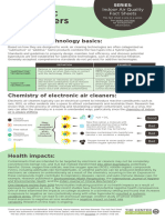 Electronic Air Cleanersfact Sheet