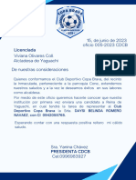 Blue Minimalist Company Letterhead