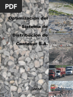 TFG - Optimización Del Sistema de Distribución de Cantesur S.A.