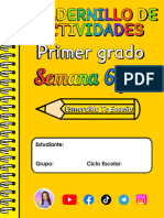 ? 1° S6-S7 - CUADERNILLO DE ACTIVIDADES ? Esmeralda Te Enseña ? ANEXOS?