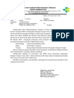 Surat Persiapan Sosialisasi Phbs STBM 5 Pilar Untuk Desa Kurau Dan Kurau Barat