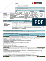 Sesion de Aprendizaje Ecuaciones Primer Grado