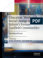 Education, Work and Social Change in Britain's Former Coalfield Communities