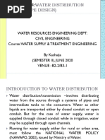 Lecture 4 Water Distribution System