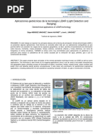 Aplicaciones Geotecnicas de La Tecnologia LiDAR Light Detection and Ranging